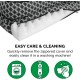 FurHaven Pet Quilted Orthopedic Sofa Bed, Large, Silver Gray FurHaven Pet Quilted Orthopedic Sofa Bed, Large, Silver Gray