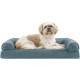 FurHaven Pet Quilted Orthopedic Sofa Bed, Large, Silver Gray FurHaven Pet Quilted Orthopedic Sofa Bed, Large, Silver Gray