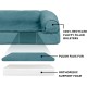 FurHaven Pet Quilted Orthopedic Sofa Bed, Large, Silver Gray FurHaven Pet Quilted Orthopedic Sofa Bed, Large, Silver Gray