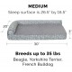 FurHaven Pet Quilted Orthopedic Sofa Bed, Large, Silver Gray FurHaven Pet Quilted Orthopedic Sofa Bed, Large, Silver Gray