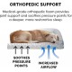FurHaven Pet Quilted Orthopedic Sofa Bed, Large, Silver Gray FurHaven Pet Quilted Orthopedic Sofa Bed, Large, Silver Gray