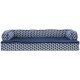 FurHaven Pet Quilted Orthopedic Sofa Bed, Large, Silver Gray FurHaven Pet Quilted Orthopedic Sofa Bed, Large, Silver Gray