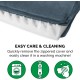 FurHaven Pet Quilted Orthopedic Sofa Bed, Large, Silver Gray FurHaven Pet Quilted Orthopedic Sofa Bed, Large, Silver Gray