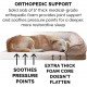 FurHaven Pet Quilted Orthopedic Sofa Bed, Large, Silver Gray FurHaven Pet Quilted Orthopedic Sofa Bed, Large, Silver Gray
