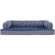 FurHaven Pet Quilted Orthopedic Sofa Bed, Large, Silver Gray FurHaven Pet Quilted Orthopedic Sofa Bed, Large, Silver Gray