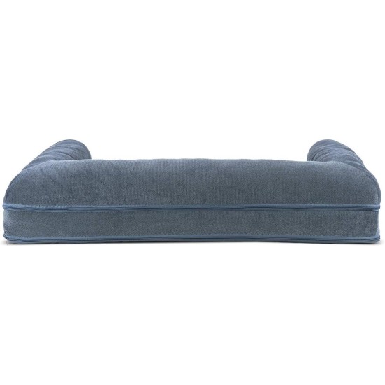 FurHaven Pet Quilted Orthopedic Sofa Bed, Large, Silver Gray FurHaven Pet Quilted Orthopedic Sofa Bed, Large, Silver Gray