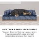 FurHaven Pet Quilted Orthopedic Sofa Bed, Large, Silver Gray FurHaven Pet Quilted Orthopedic Sofa Bed, Large, Silver Gray