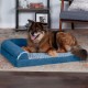FurHaven Pet Quilted Orthopedic Sofa Bed, Large, Silver Gray FurHaven Pet Quilted Orthopedic Sofa Bed, Large, Silver Gray