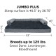 FurHaven Pet Quilted Orthopedic Sofa Bed, Large, Silver Gray FurHaven Pet Quilted Orthopedic Sofa Bed, Large, Silver Gray