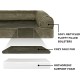 FurHaven Pet Quilted Orthopedic Sofa Bed, Large, Silver Gray FurHaven Pet Quilted Orthopedic Sofa Bed, Large, Silver Gray