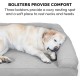 FurHaven Pet Quilted Orthopedic Sofa Bed, Large, Silver Gray FurHaven Pet Quilted Orthopedic Sofa Bed, Large, Silver Gray