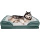 FurHaven Pet Quilted Orthopedic Sofa Bed, Large, Silver Gray FurHaven Pet Quilted Orthopedic Sofa Bed, Large, Silver Gray