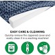 FurHaven Pet Quilted Orthopedic Sofa Bed, Large, Silver Gray FurHaven Pet Quilted Orthopedic Sofa Bed, Large, Silver Gray