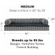 FurHaven Pet Quilted Orthopedic Sofa Bed, Large, Silver Gray FurHaven Pet Quilted Orthopedic Sofa Bed, Large, Silver Gray