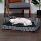 FurHaven Pet Quilted Orthopedic Sofa Bed, Large, Silver Gray FurHaven Pet Quilted Orthopedic Sofa Bed, Large, Silver Gray
