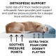 FurHaven Pet Quilted Orthopedic Sofa Bed, Large, Silver Gray FurHaven Pet Quilted Orthopedic Sofa Bed, Large, Silver Gray