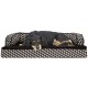 FurHaven Pet Quilted Orthopedic Sofa Bed, Large, Silver Gray FurHaven Pet Quilted Orthopedic Sofa Bed, Large, Silver Gray