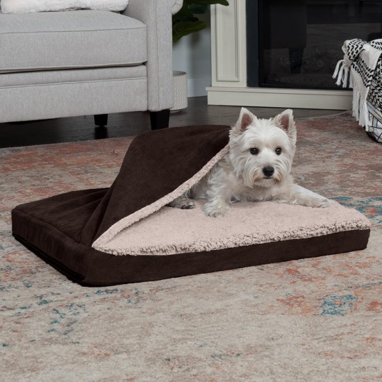 FurHaven Pet Quilted Orthopedic Sofa Bed, Large, Silver Gray FurHaven Pet Quilted Orthopedic Sofa Bed, Large, Silver Gray