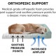 FurHaven Pet Quilted Orthopedic Sofa Bed, Large, Silver Gray FurHaven Pet Quilted Orthopedic Sofa Bed, Large, Silver Gray
