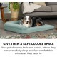 FurHaven Pet Quilted Orthopedic Sofa Bed, Large, Silver Gray FurHaven Pet Quilted Orthopedic Sofa Bed, Large, Silver Gray