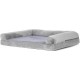 FurHaven Pet Quilted Orthopedic Sofa Bed, Large, Silver Gray FurHaven Pet Quilted Orthopedic Sofa Bed, Large, Silver Gray