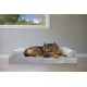 FurHaven Pet Quilted Orthopedic Sofa Bed, Large, Silver Gray FurHaven Pet Quilted Orthopedic Sofa Bed, Large, Silver Gray
