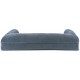 FurHaven Pet Quilted Orthopedic Sofa Bed, Large, Silver Gray FurHaven Pet Quilted Orthopedic Sofa Bed, Large, Silver Gray