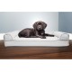 FurHaven Pet Quilted Orthopedic Sofa Bed, Large, Silver Gray FurHaven Pet Quilted Orthopedic Sofa Bed, Large, Silver Gray
