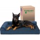 FurHaven Pet Quilted Orthopedic Sofa Bed, Large, Silver Gray FurHaven Pet Quilted Orthopedic Sofa Bed, Large, Silver Gray