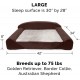 FurHaven Pet Quilted Orthopedic Sofa Bed, Large, Silver Gray FurHaven Pet Quilted Orthopedic Sofa Bed, Large, Silver Gray