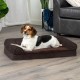 FurHaven Pet Quilted Orthopedic Sofa Bed, Large, Silver Gray FurHaven Pet Quilted Orthopedic Sofa Bed, Large, Silver Gray