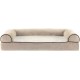FurHaven Pet Quilted Orthopedic Sofa Bed, Large, Silver Gray FurHaven Pet Quilted Orthopedic Sofa Bed, Large, Silver Gray