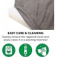 FurHaven Pet Quilted Orthopedic Sofa Bed, Large, Silver Gray FurHaven Pet Quilted Orthopedic Sofa Bed, Large, Silver Gray