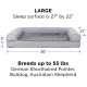 FurHaven Pet Quilted Orthopedic Sofa Bed, Large, Silver Gray FurHaven Pet Quilted Orthopedic Sofa Bed, Large, Silver Gray