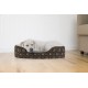 FurHaven Ultra Plush Oval Pet Bed, Jumbo, Strawberry