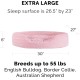FurHaven Ultra Plush Oval Pet Bed, Jumbo, Strawberry