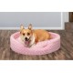 FurHaven Ultra Plush Oval Pet Bed, Jumbo, Strawberry