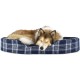 FurHaven Ultra Plush Oval Pet Bed, Jumbo, Strawberry