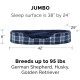 FurHaven Ultra Plush Oval Pet Bed, Jumbo, Strawberry