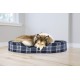 FurHaven Ultra Plush Oval Pet Bed, Jumbo, Strawberry