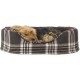 FurHaven Ultra Plush Oval Pet Bed, Jumbo, Strawberry