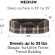 FurHaven Ultra Plush Oval Pet Bed, Jumbo, Strawberry