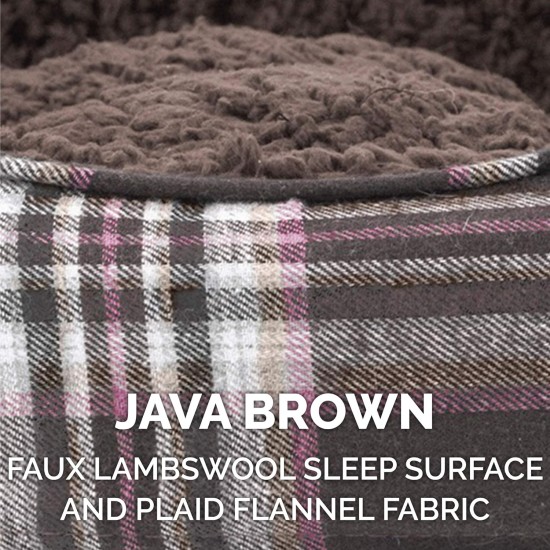 FurHaven Ultra Plush Oval Pet Bed, Jumbo, Strawberry FurHaven Ultra Plush Oval Pet Bed, Jumbo, Strawberry