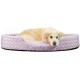 FurHaven Ultra Plush Oval Pet Bed, Jumbo, Strawberry
