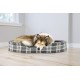FurHaven Ultra Plush Oval Pet Bed, Jumbo, Strawberry