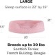 FurHaven Ultra Plush Oval Pet Bed, Jumbo, Strawberry