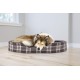 FurHaven Ultra Plush Oval Pet Bed, Jumbo, Strawberry