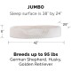 FurHaven Ultra Plush Oval Pet Bed, Jumbo, Strawberry