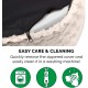 FurHaven Ultra Plush Oval Pet Bed, Jumbo, Strawberry