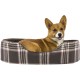 FurHaven Ultra Plush Oval Pet Bed, Jumbo, Strawberry